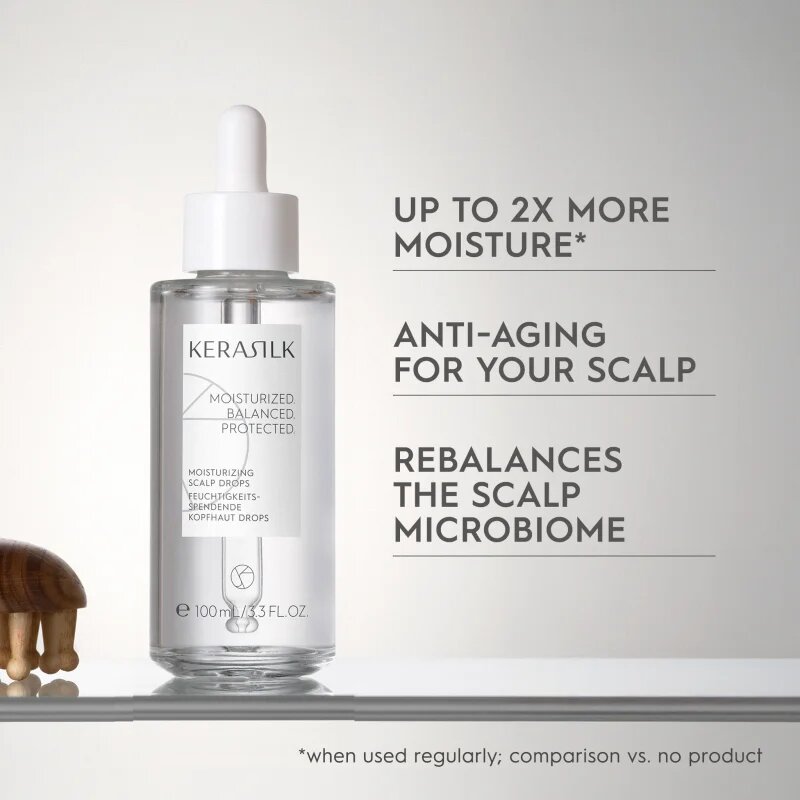 KERASILK Specialists Moisturizing Scalp Drops cseppek a száraz és érzékeny fejbőrre 100 ml