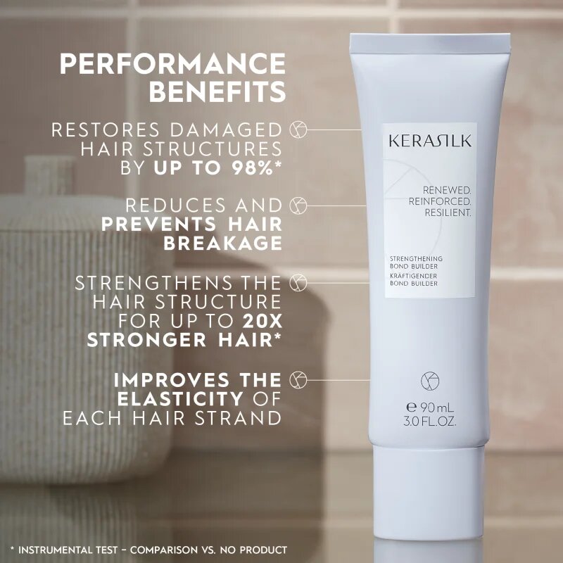 KERASILK Specialists Strengthening Bond Builder mélyen tápláló kúra a károsult hajra 90 ml