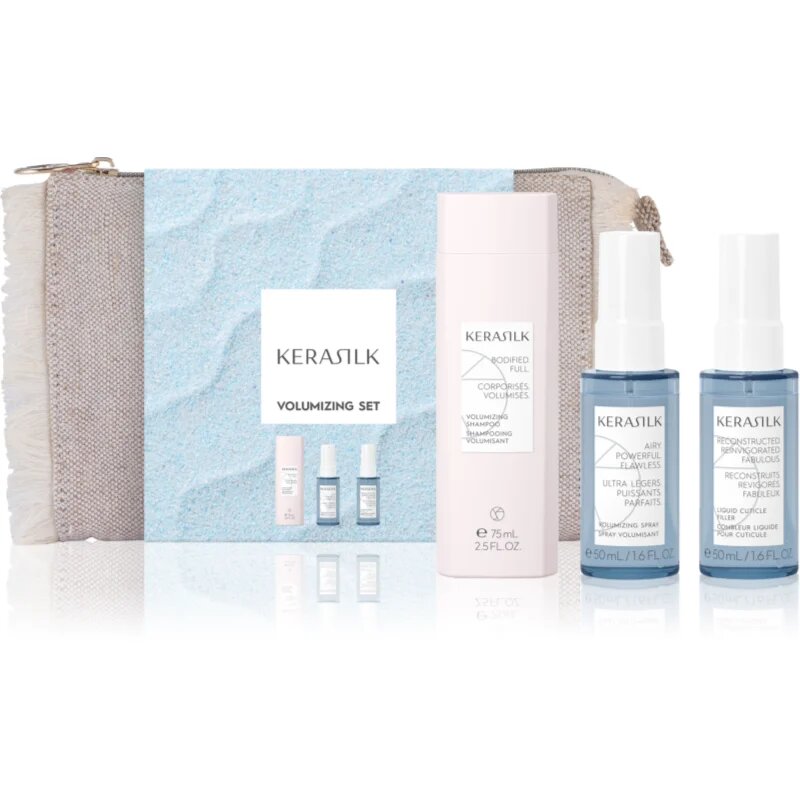 KERASILK Specialists Volumizing Set utazási készlet a hajtérfogat növelésére