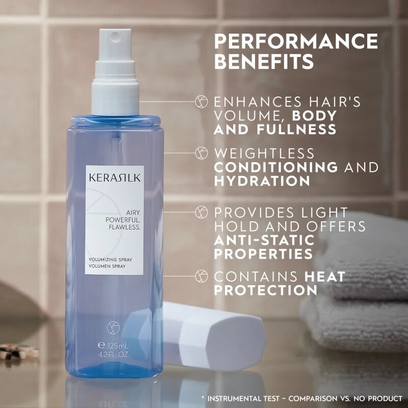 KERASILK Specialists Volumizing Spray spray a dús hajért finom és lesimuló hajra 125 ml