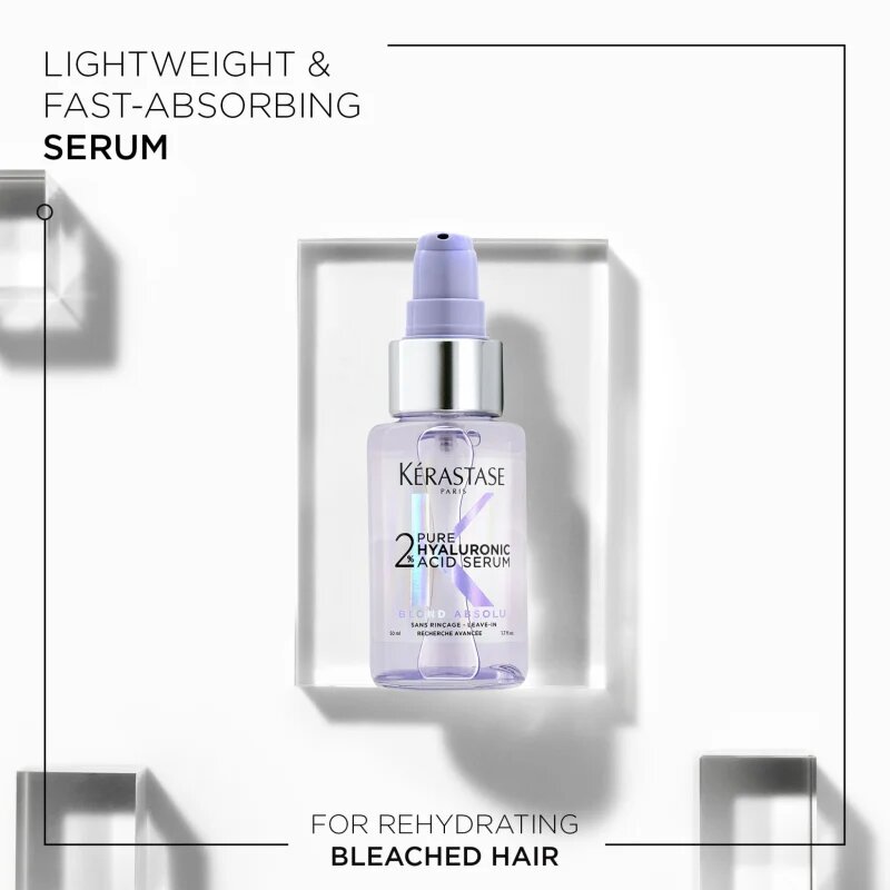 Kérastase Blond Absolu 2% Pure Hyaluronic Acid Serum hajszérum hialuronsavval 50 ml