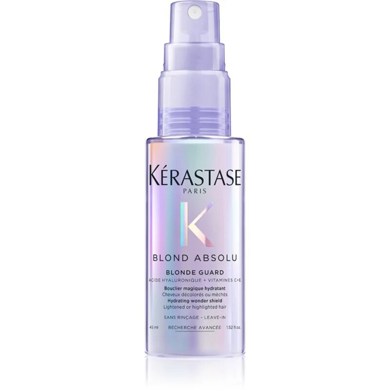 Kérastase Blond Absolu Blonde Guard leöblítést nem igénylő ápolás a haj védelméért és fényéért az összes szőke hajtípusra 45 ml