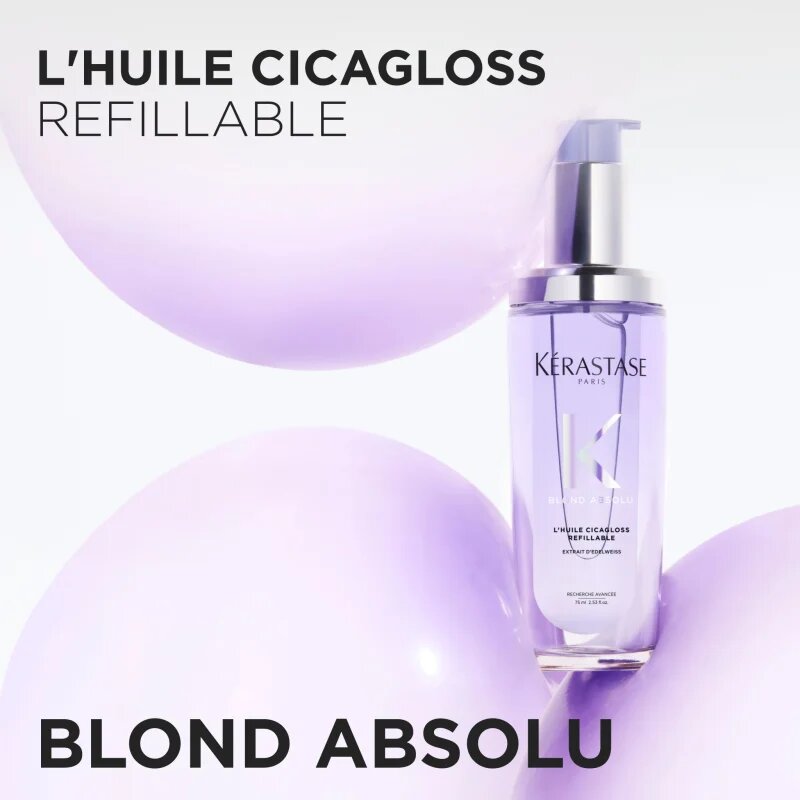 Kérastase Blond Absolu L'huile Cicagloss hidratáló olaj a szőke és melírozott hajra 75 ml