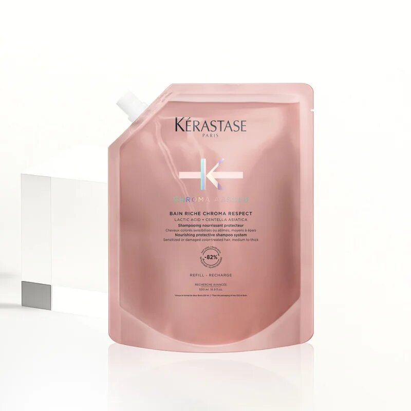 Kérastase Chroma Absolu Bain Riche Chroma Respect tápláló sampon festett hajra Refill 500 ml