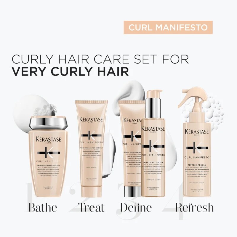 Kérastase Curl Manifesto Gelée Curl Contour géles krém a hullámos és göndör hajra 150 ml