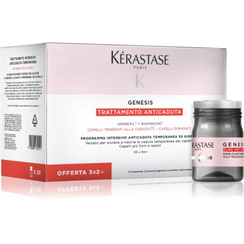 Kérastase Genesis Ampoules Cure Anti-Chute Fortifiantes hajápolás ampullákban 30x6 ml