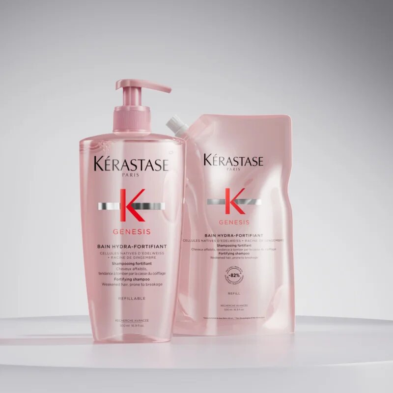 Kérastase Genesis Bain Hydra-Fortifiant erősítő sampon a gyenge hullásra hajlamos hajra 500 ml