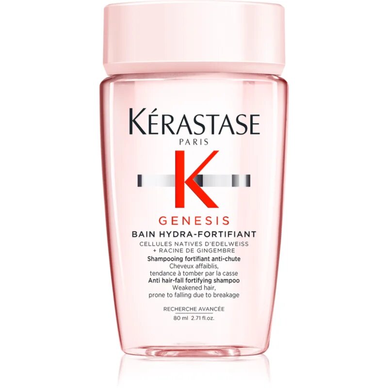 Kérastase Genesis Bain Hydra-Fortifiant erősítő sampon a gyenge hullásra hajlamos hajra 80 ml