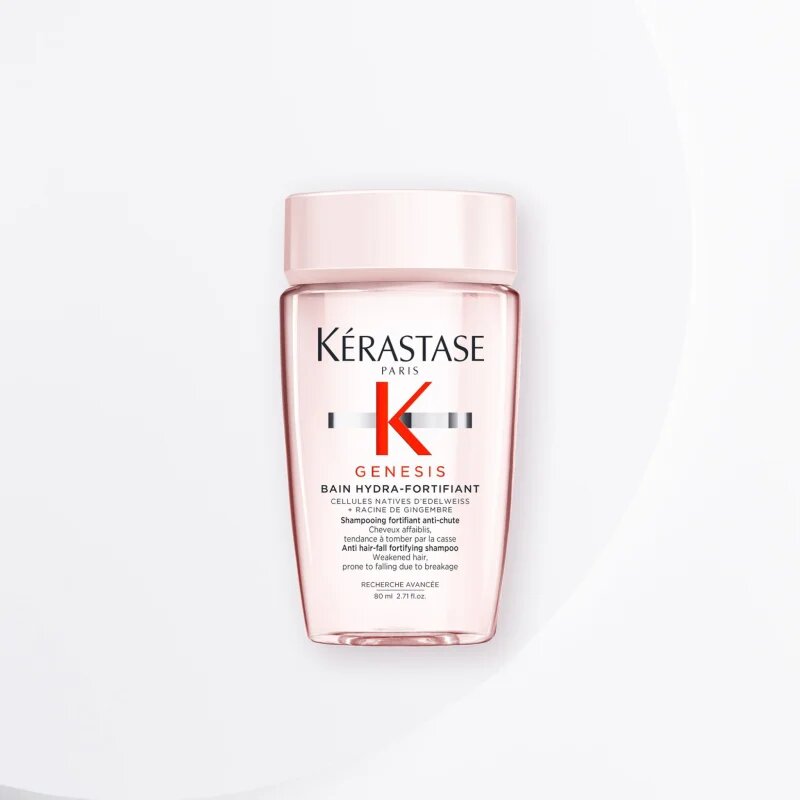 Kérastase Genesis Bain Hydra-Fortifiant erősítő sampon a gyenge hullásra hajlamos hajra 80 ml