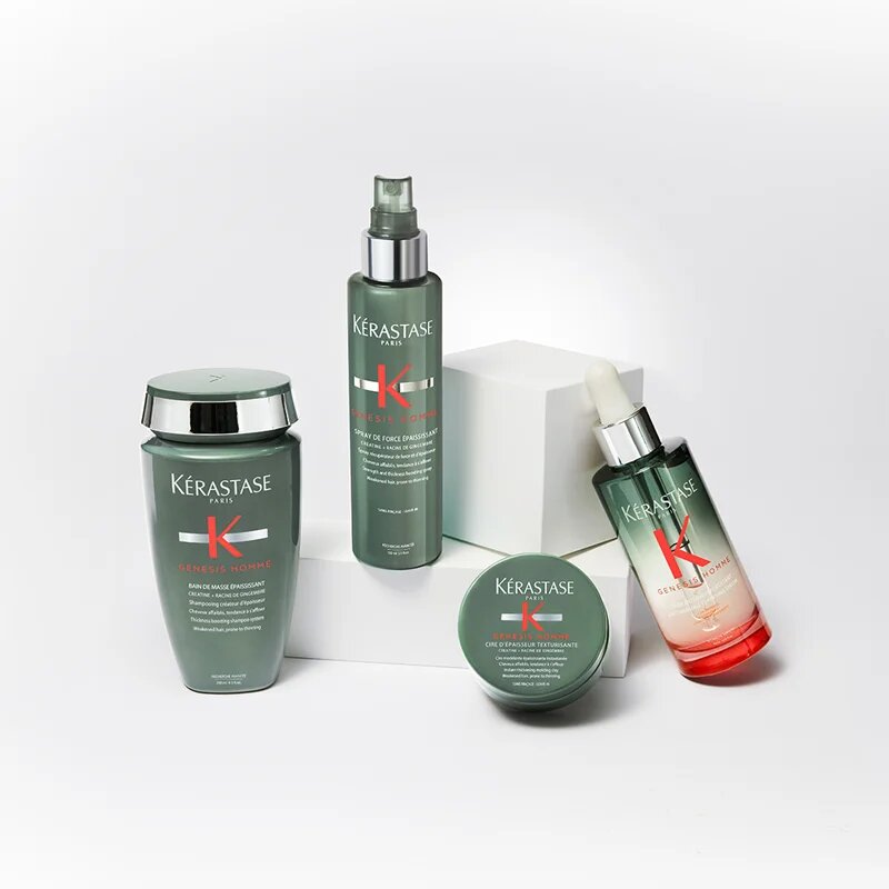 Kérastase Genesis Homme Bain de Masse Epaississant erősítő sampon hajhullás ellen uraknak 250 ml