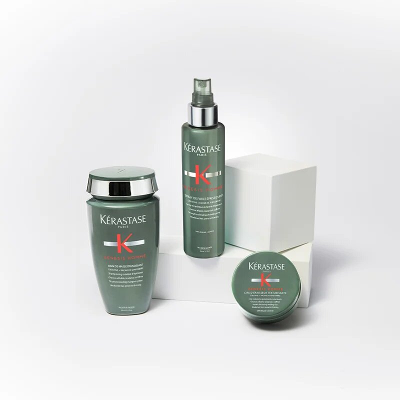Kérastase Genesis Homme Cire D'Épaisseur Texturisante styling modellező paszta vékony szálú hullásra hajlamos hajra uraknak 75 ml