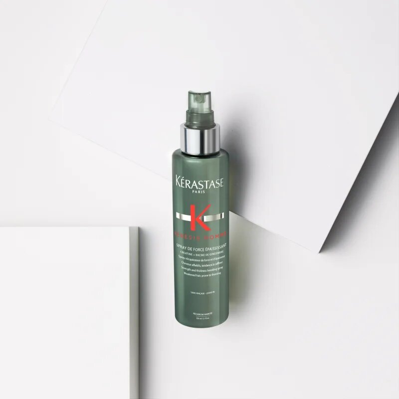 Kérastase Genesis Homme Spray de Force Épaississant erősítő spray kihullásra hajlamos legyengült hajra uraknak 150 ml