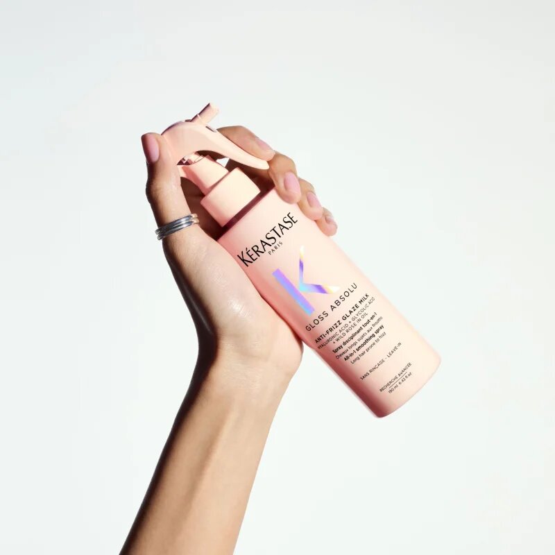 Kérastase Gloss Absolu Anti-Frizz Glaze Milk leöblítést nem igénylő spray a fénylő és selymes hajért 190 ml