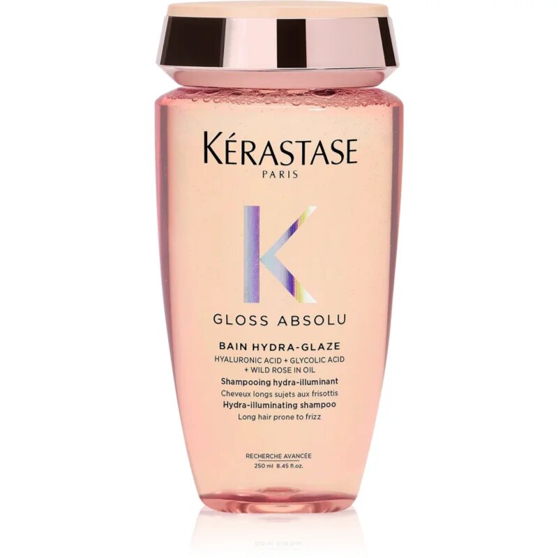 Kérastase Gloss Absolu Bain Hydra-Glaze sampon a fénylő és selymes hajért 250 ml