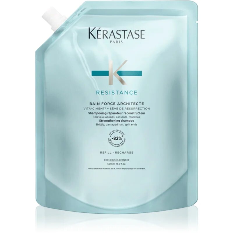 Kérastase Résistance Bain Force Architecte erősítő samponfürdő a meggyengült és sérült hajra 500 ml