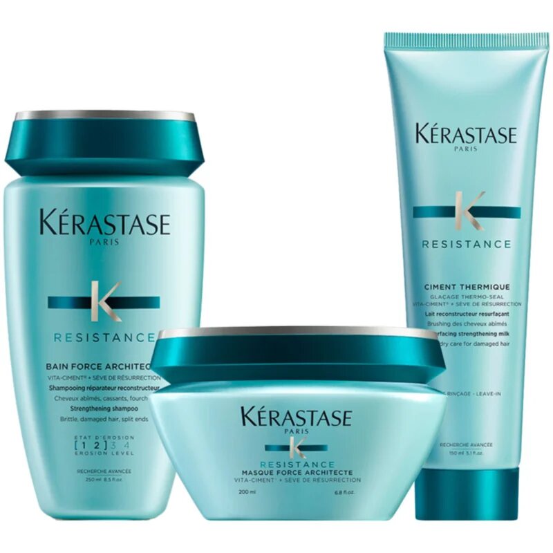 Kérastase Résistance Ciment Thermique termoaktív megújító ápolás a gyengéd és sérült hajra 150 ml