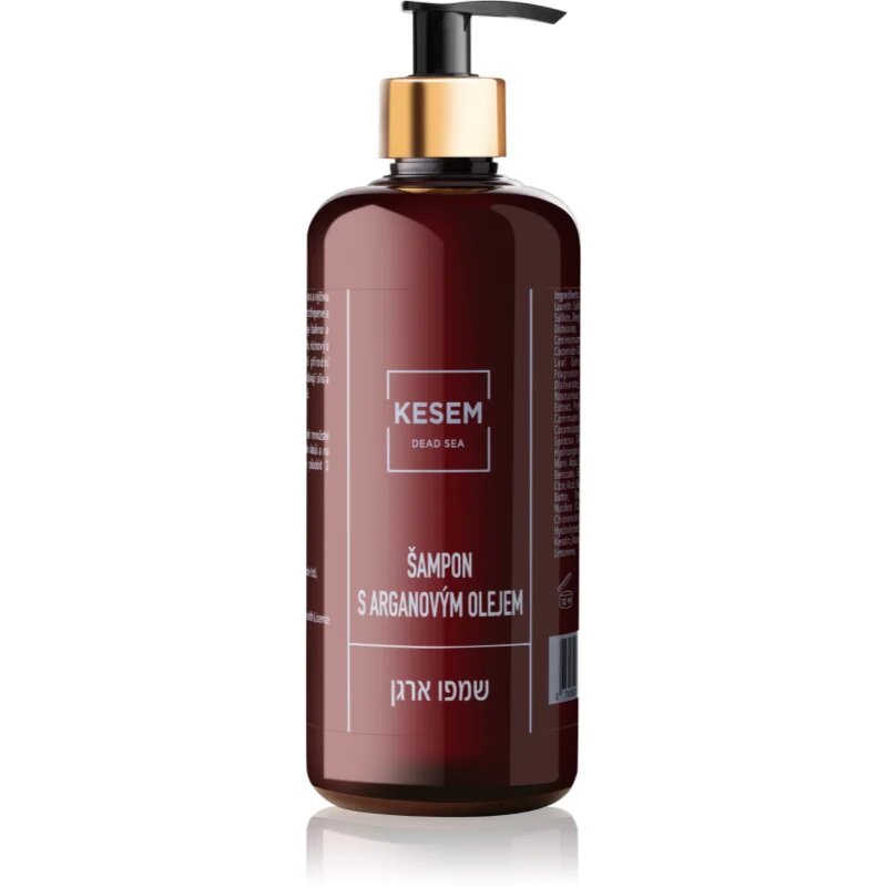 KESEM Argan Shampoo with Dead Sea Minerals argános sampon holt-tenger ásványaival 500 ml