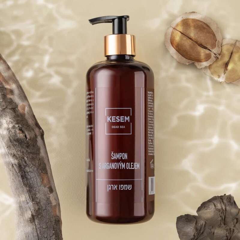 KESEM Argan Shampoo with Dead Sea Minerals argános sampon holt-tenger ásványaival 500 ml