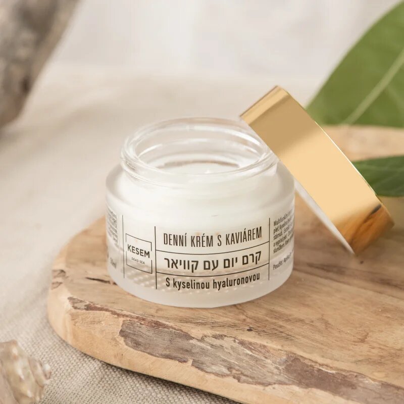KESEM Day Cream with Caviar and Hyaluronic Acid nappali krém hialuronsavval 50 ml