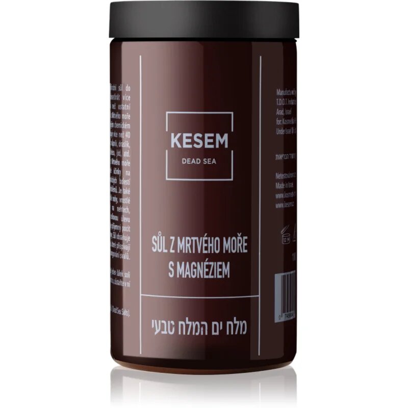 KESEM Dead Sea Salt with Magnesium holt-tengeri természetes fürdősó magnéziummal 1 kg