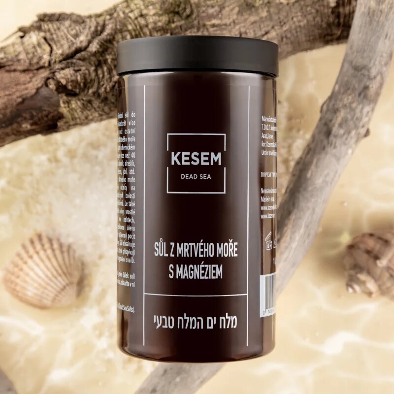 KESEM Dead Sea Salt with Magnesium holt-tengeri természetes fürdősó magnéziummal 1 kg