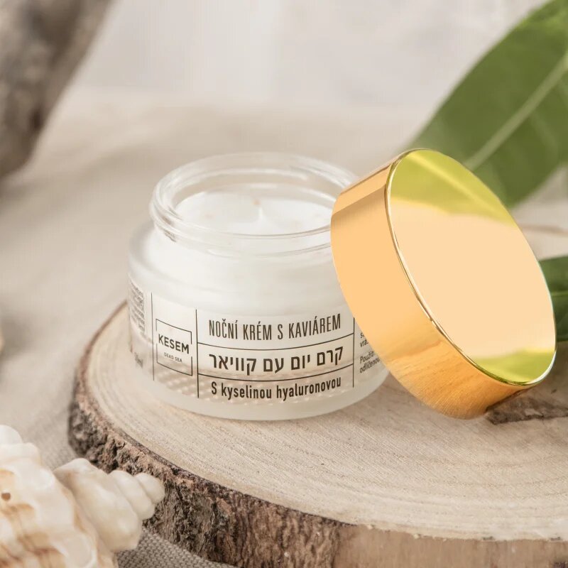 KESEM Night Cream with Caviar and Hyaluronic Acid éjszakai krém kaviárral és hialuronsavval 50 ml