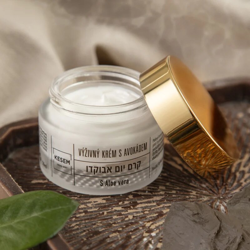 KESEM Nourishing Cream with Avocado and Aloe Vera tápláló arckrém avokádóval és aloe verával 50 ml