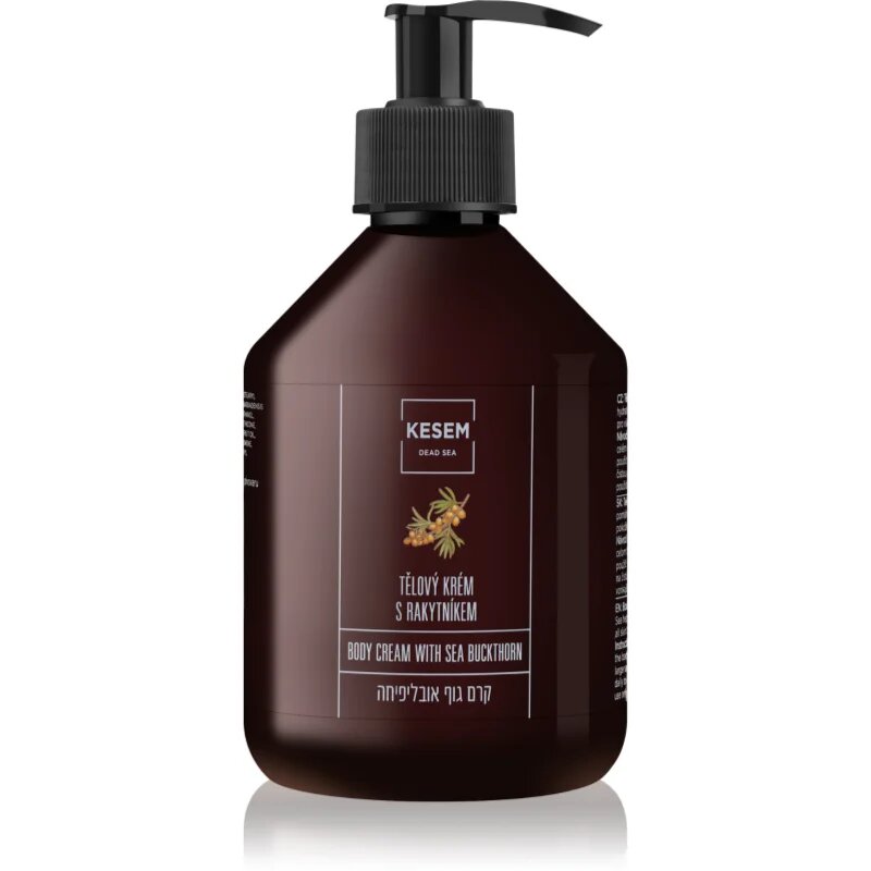 KESEM Sea Buckthorn testápoló krém homoktövissel 250 ml