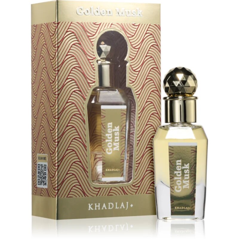 Khadlaj Golden Musk illatos olaj unisex 15 ml