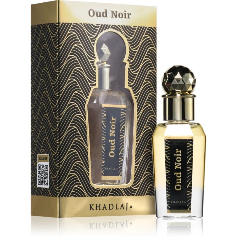 Khadlaj Oud Noir illatos olaj unisex 15 ml