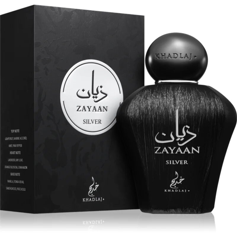 Khadlaj Zayaan Silver Eau de Parfum uraknak 100 ml