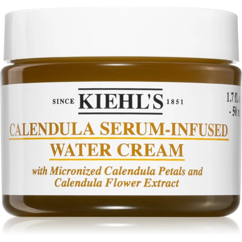 Kiehl's Calendula Serum-Infused Water Cream könnyű hidratáló nappali krém minden bőrtípusra beleértve az érzékeny bőrt is 50 ml