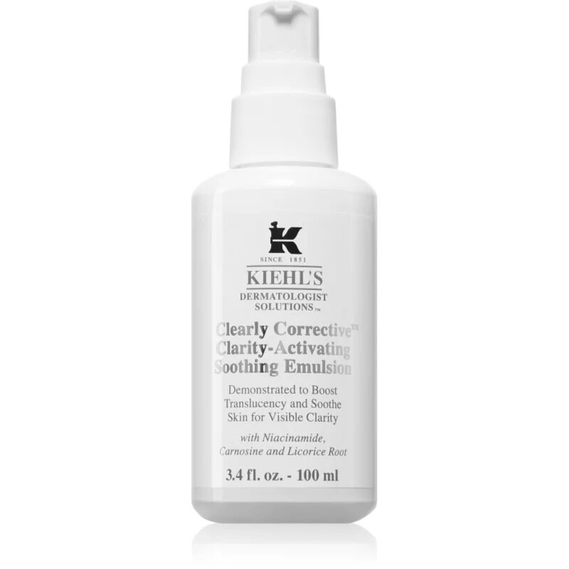 Kiehl's Clearly Corrective™ Clarity-Activating Soothing Emulsion nyugtató emulzió 100 ml