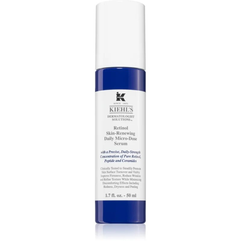Kiehl's Dermatologist Solutions Retinol Skin-Renewing Daily Micro-Dose Serum ránctalanító retinol szérum minden bőrtípusra beleértve az érzékeny bőrt