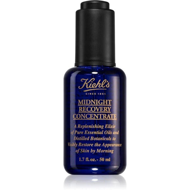 Kiehl's Midnight Recovery Concentrate regeneráló éjszakai szérum minden bőrtípusra beleértve az érzékeny bőrt is 50 ml
