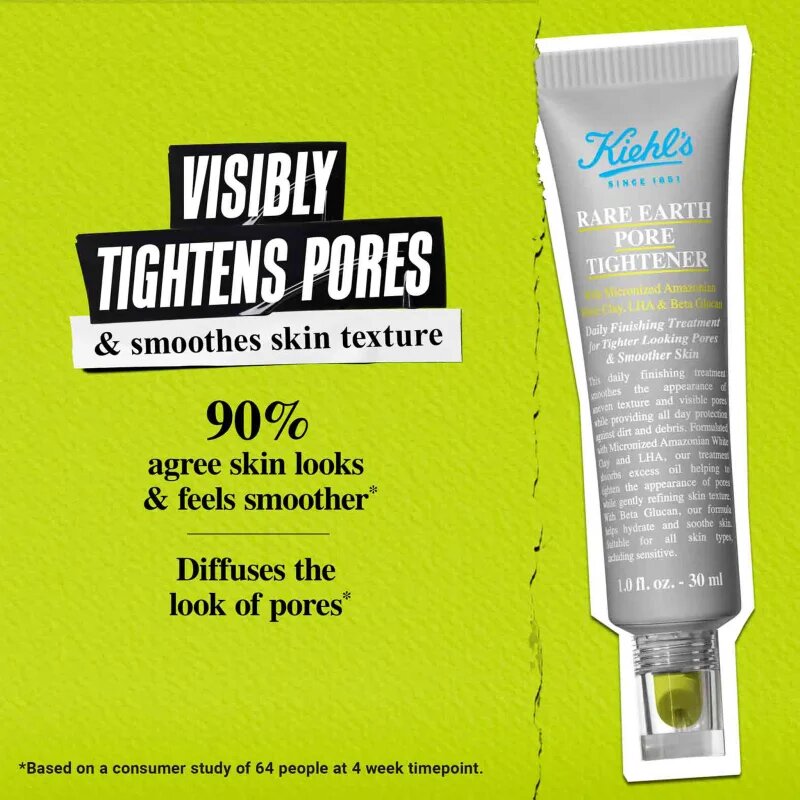Kiehl's Rare Earth Pore Tightener pórusösszehúzó ápolás a fekete pontok ellen hölgyeknek 30 ml