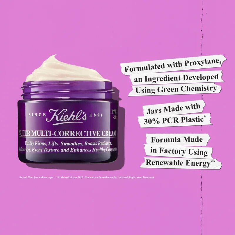 Kiehl's Super Multi-Corrective Cream öregedés elleni krém minden bőrtípusra beleértve az érzékeny bőrt is 75 ml