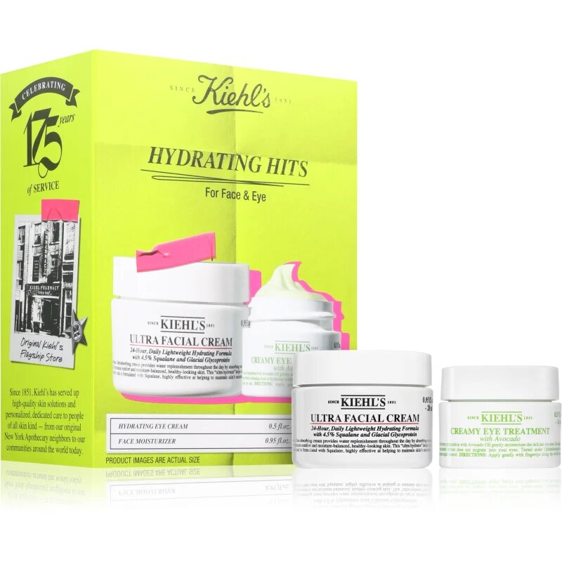 Kiehl's Ultra Facial ajándékszett az arcra és a szem környékére hölgyeknek