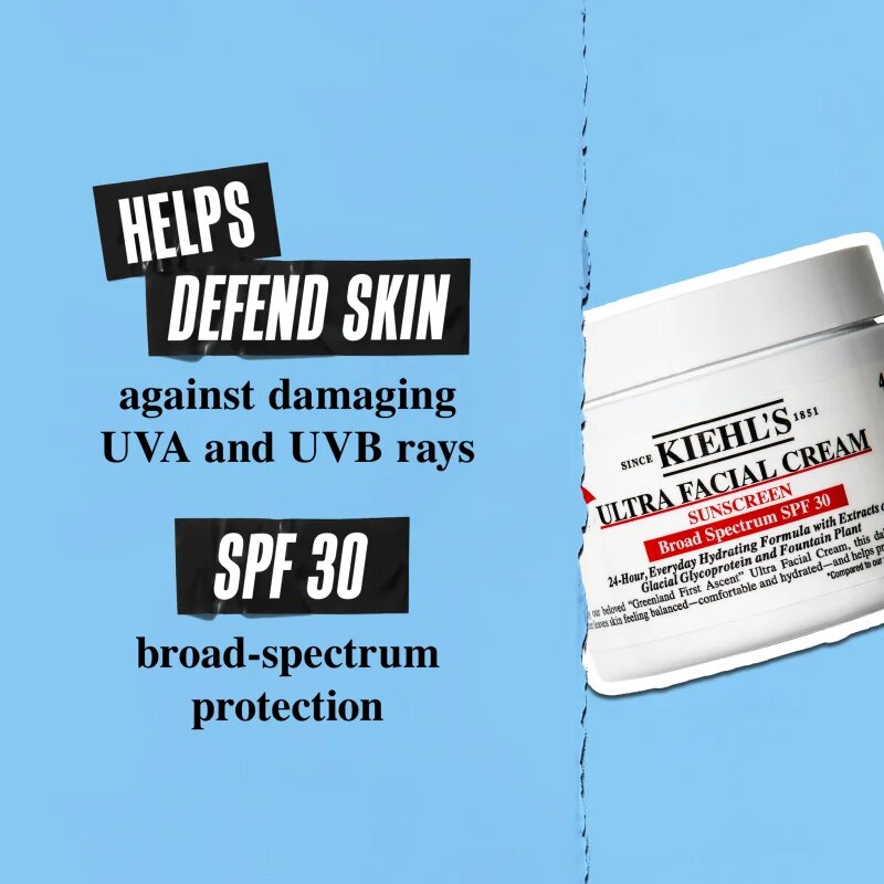 Kiehl's Ultra Facial Cream könnyű hidratáló nappali krém SPF 30 50 ml