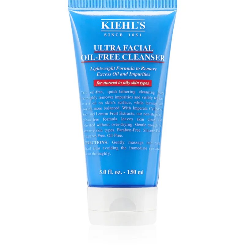 Kiehl's Ultra Facial Oil-Free Cleanser frissítő tisztító hab normál és zsíros bőrre 150 ml
