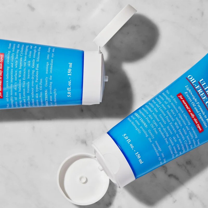 Kiehl's Ultra Facial Oil-Free Cleanser frissítő tisztító hab normál és zsíros bőrre 150 ml