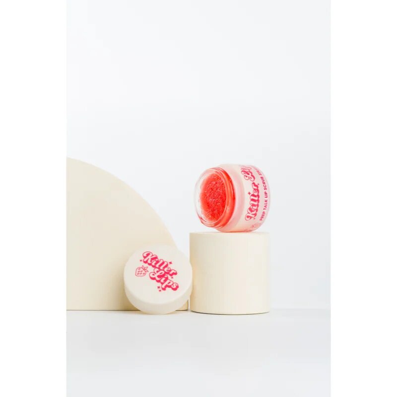 Killer Lips Prep Talk Lip Scrub Strawberry szájpeeling 16 g
