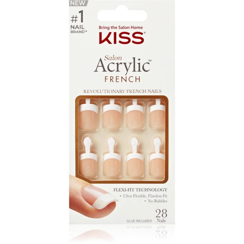 KISS Acrylic French Kit műköröm 28 db