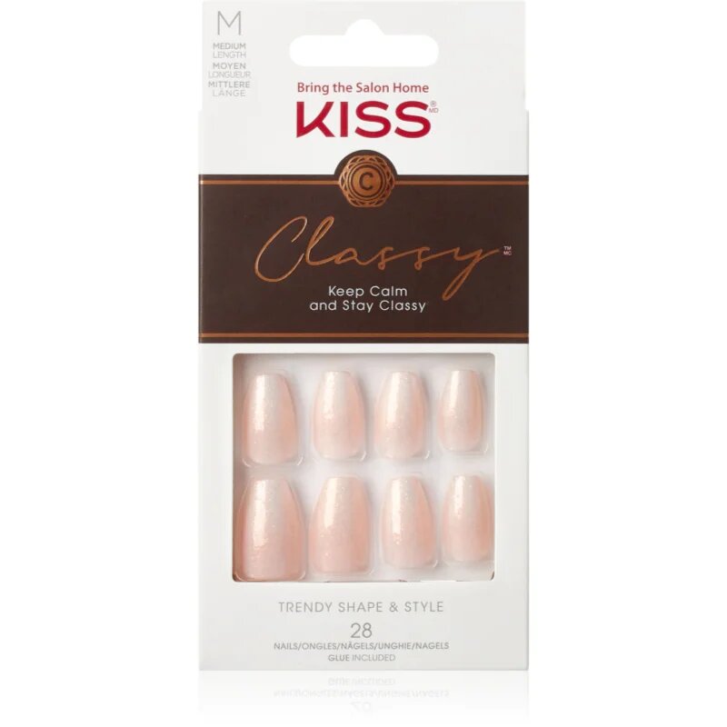 KISS Classy Nails Cozy Meets Cute műköröm közepes 28 db