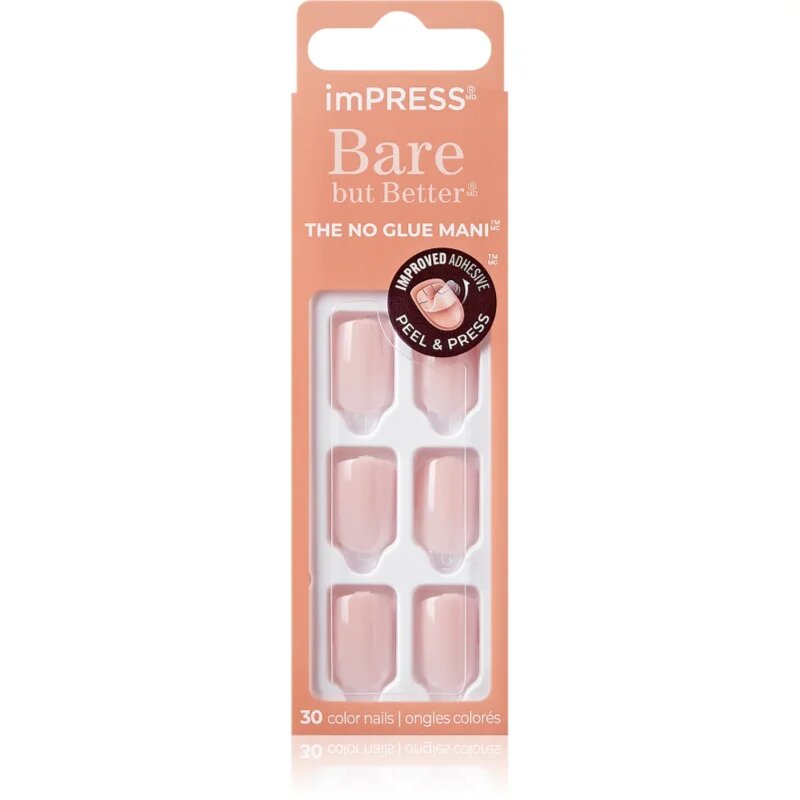 KISS imPRESS Bare but Better műköröm öntapadós Instinct 30 db