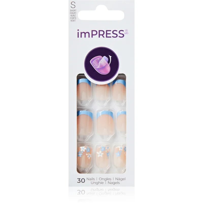 KISS imPRESS The No Glue Mani műköröm öntapadós 30 db
