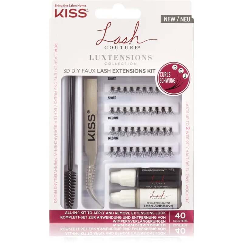 KISS Lash Couture LuXtensions műszempilla applikátor szett 40 db