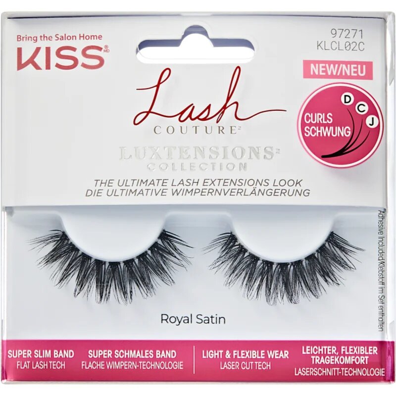 KISS Lash Couture LuXtensions műszempillák Royal Satin 1 pár