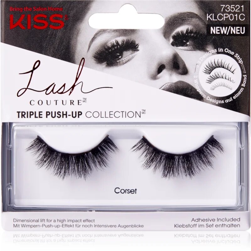 KISS Lash Couture Triple Push-Up műszempillák Corset 1 pár