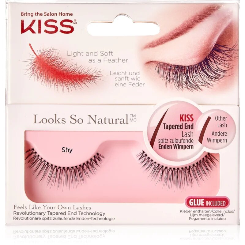 KISS Look So Natural műszempillák Shy 1 pár